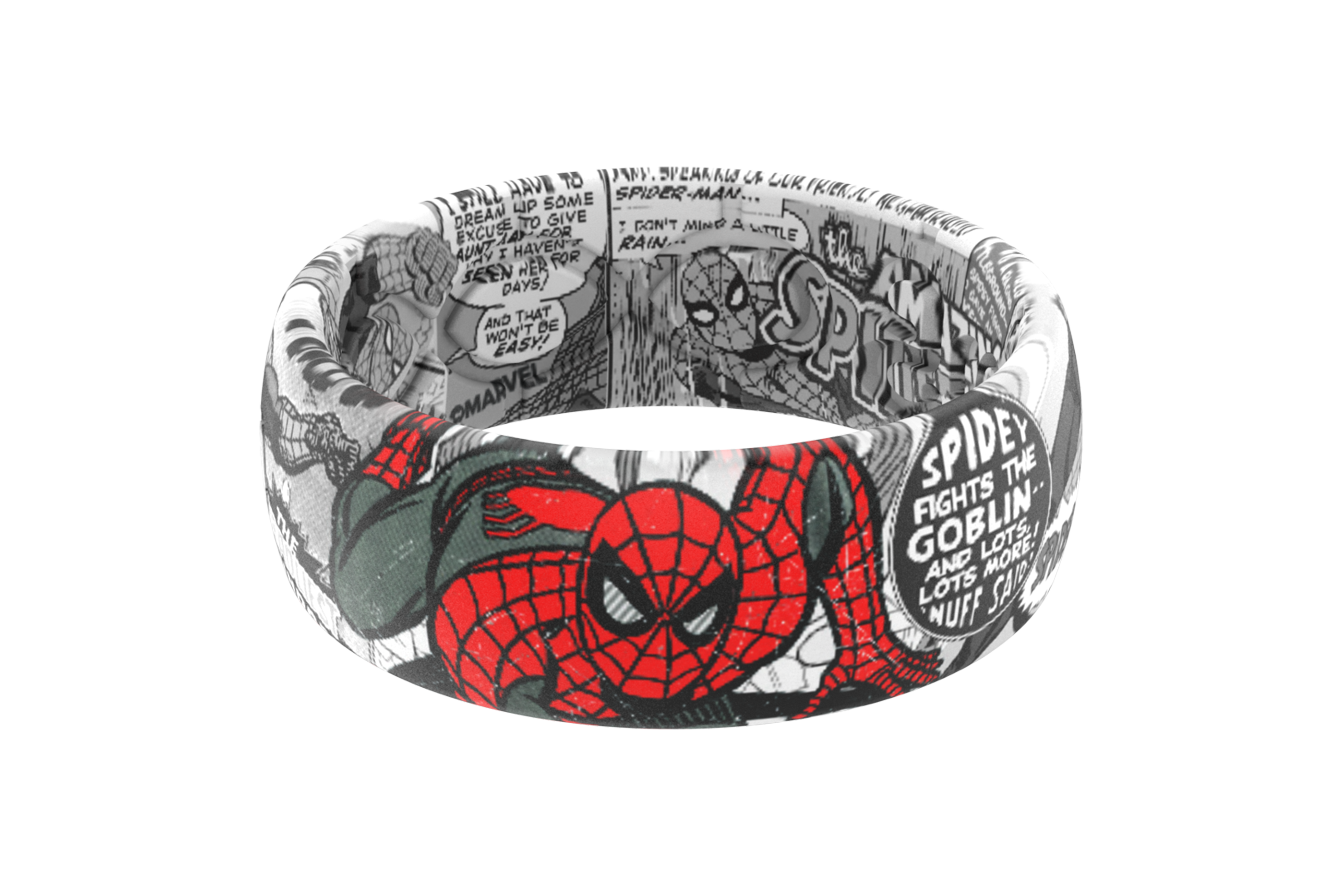 Spider-Man Black and White Comic  viewed front on
