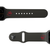  College Louisville Black apple watch band with gray hardware viewed from rear   