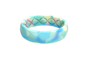 Opal Thin Ring viewed from front