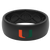 college Miami black and color ring view 1 PNG