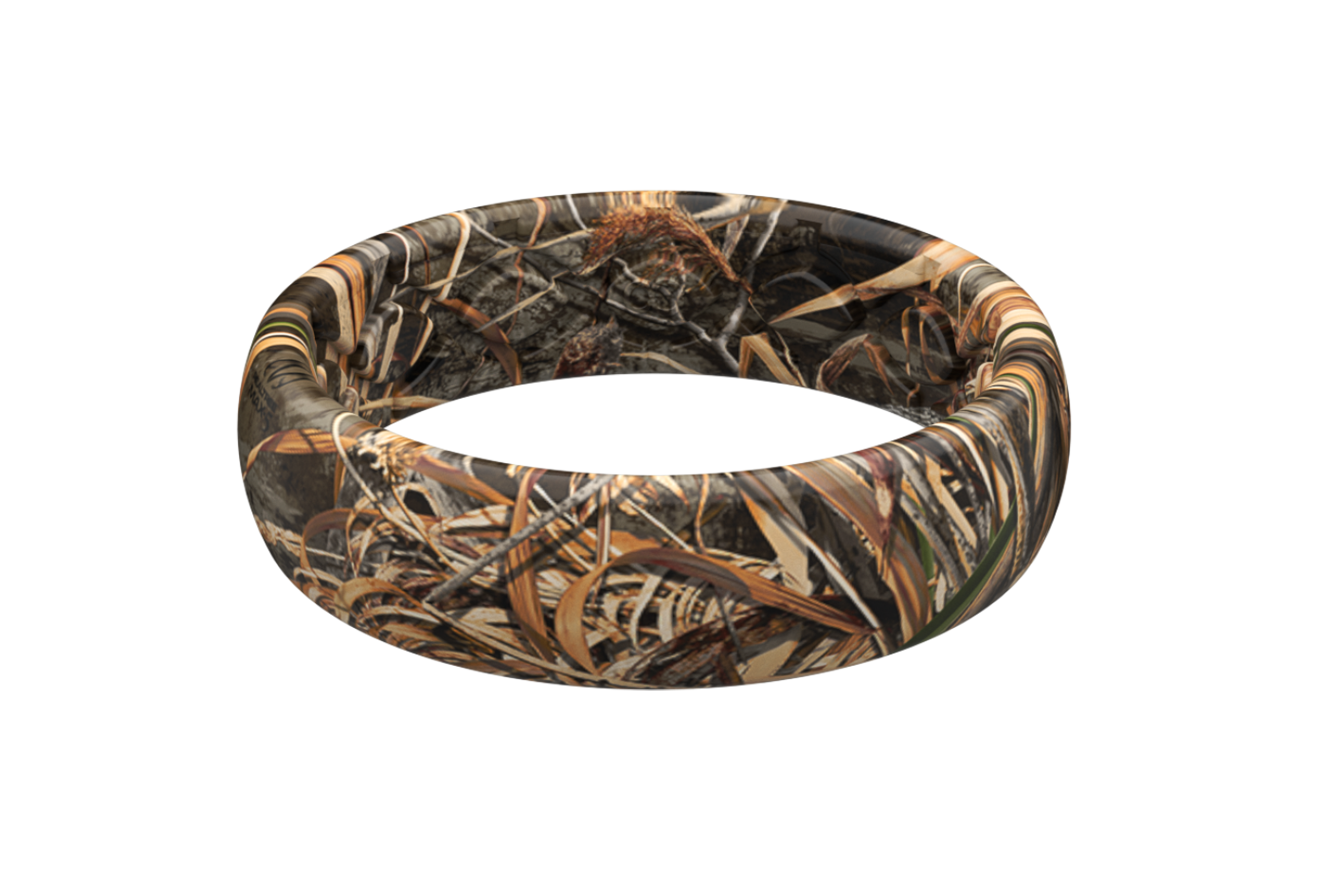 Realtree Max5 thin ring viewed from the side