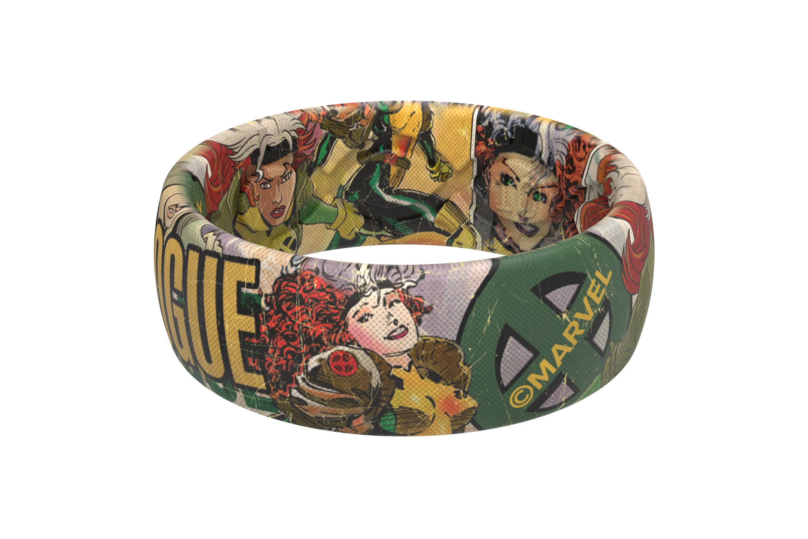 Rogue Classic Comic Ring  viewed from side