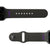 College LSU Black apple watch band with gray hardware viewed from rear 