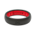thin solid midnight black and red ring view 1 png