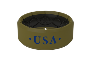 USA Zeus Edge Olive Drab Ring front