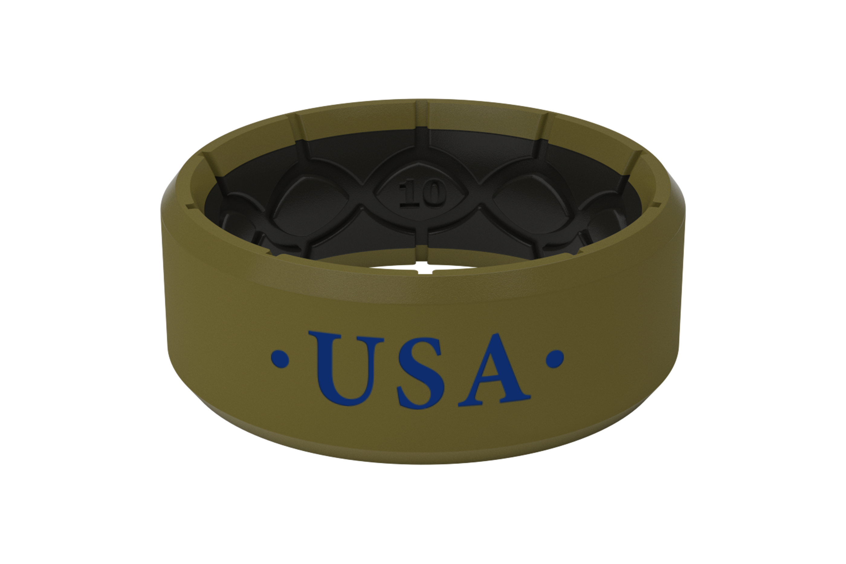 USA Zeus Edge Olive Drab Ring front