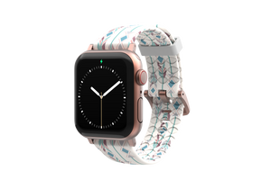 Wanderlust - Apple Watch Band with rose gold hardware viewed front on